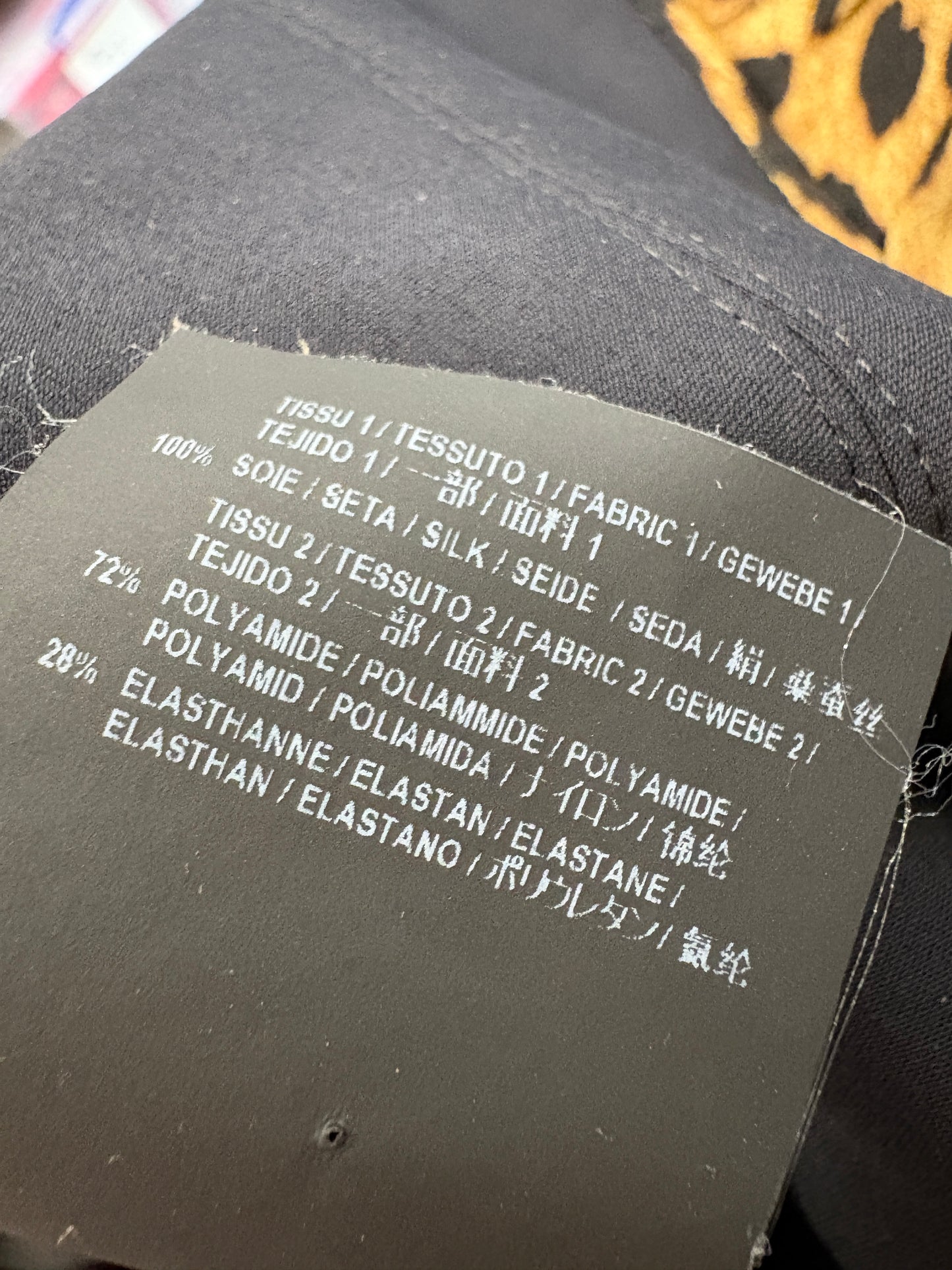 Saint Laurent Ruched Leopard Print Silk Bodysuit