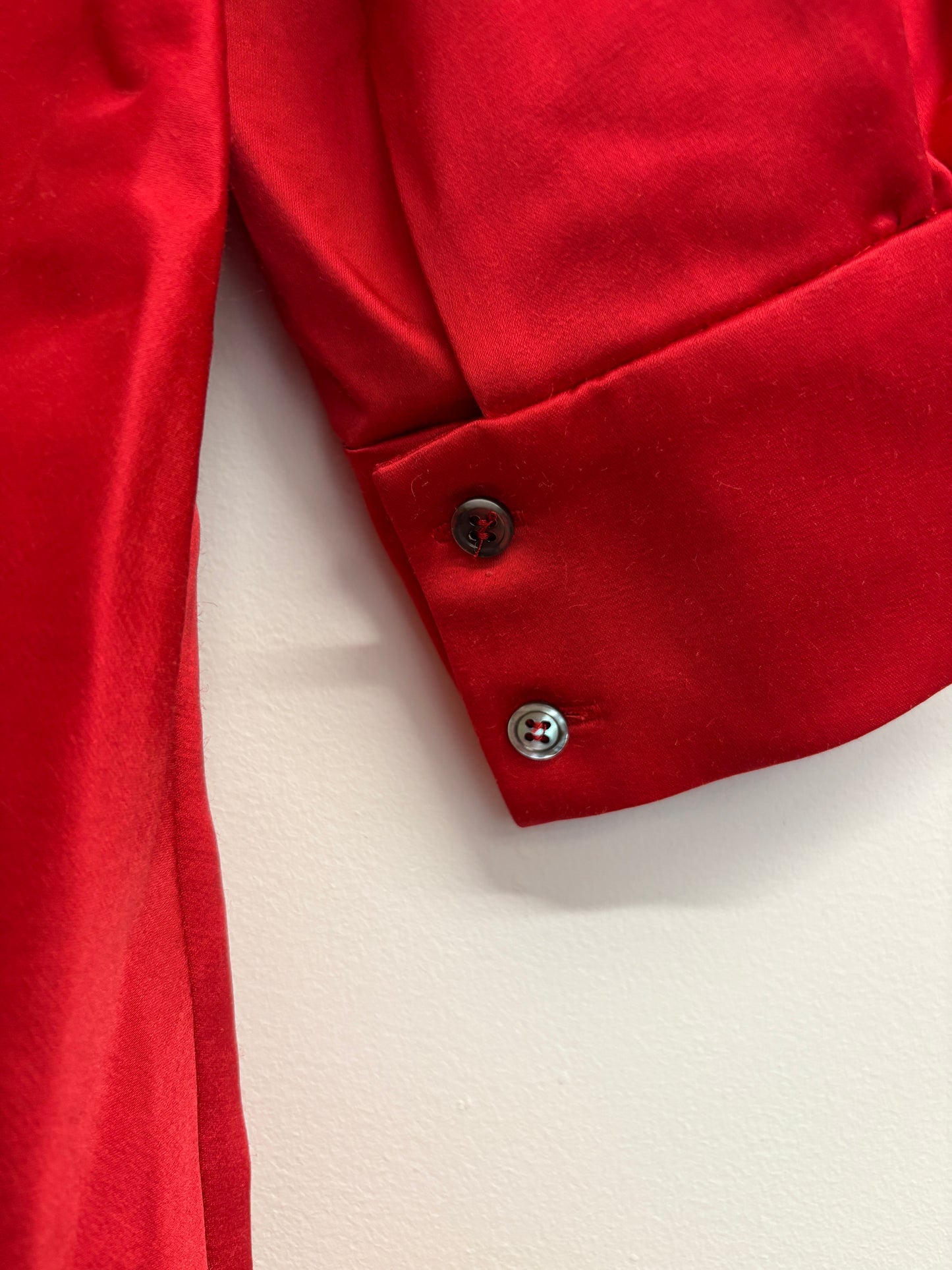 Isabel Marant Red Satin Mini Dress