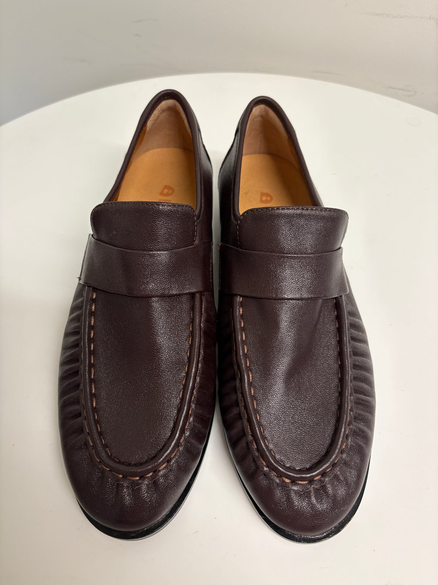 Bared Chauna Brown Leather Loafers