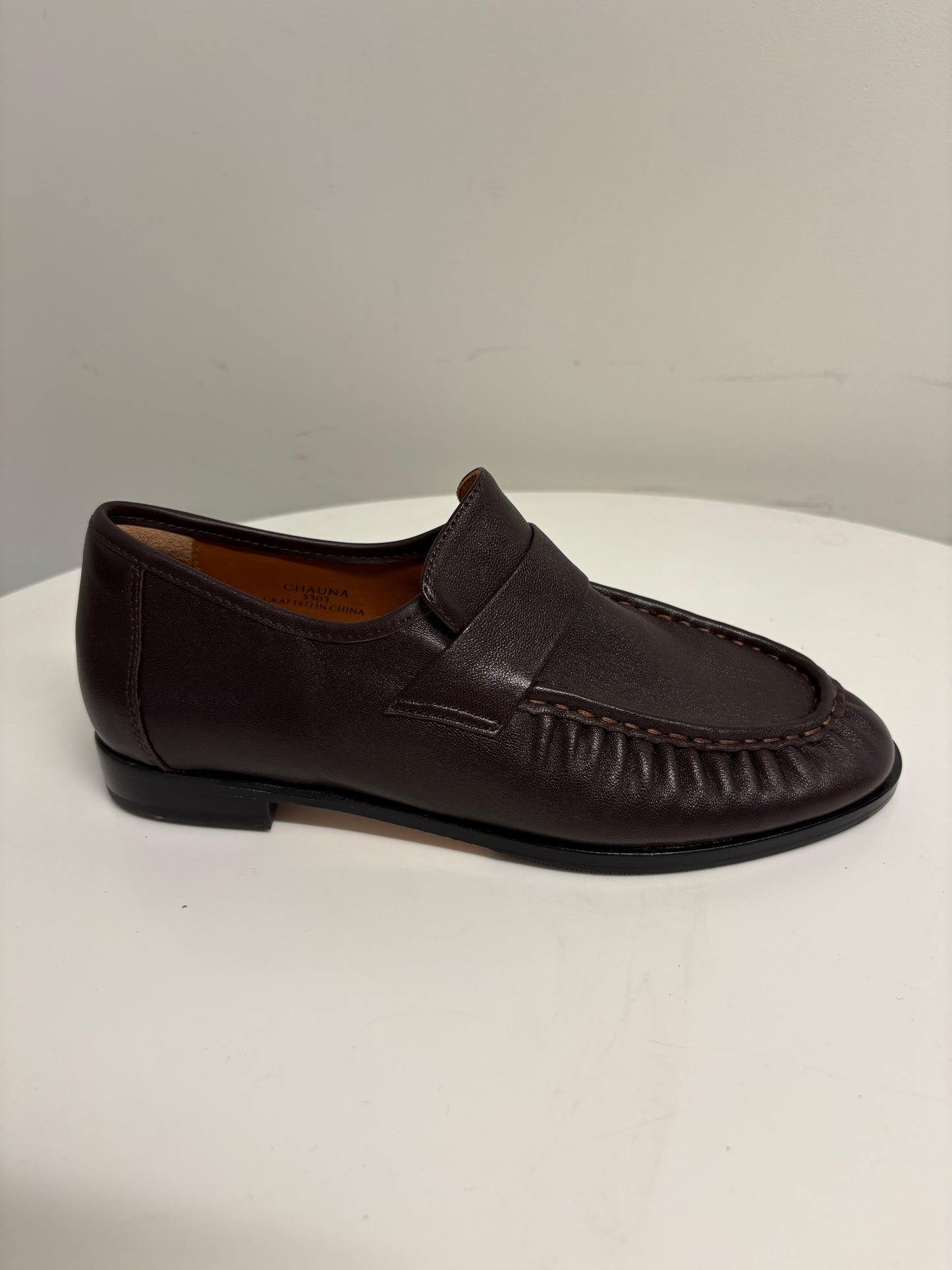 Bared Chauna Brown Leather Loafers