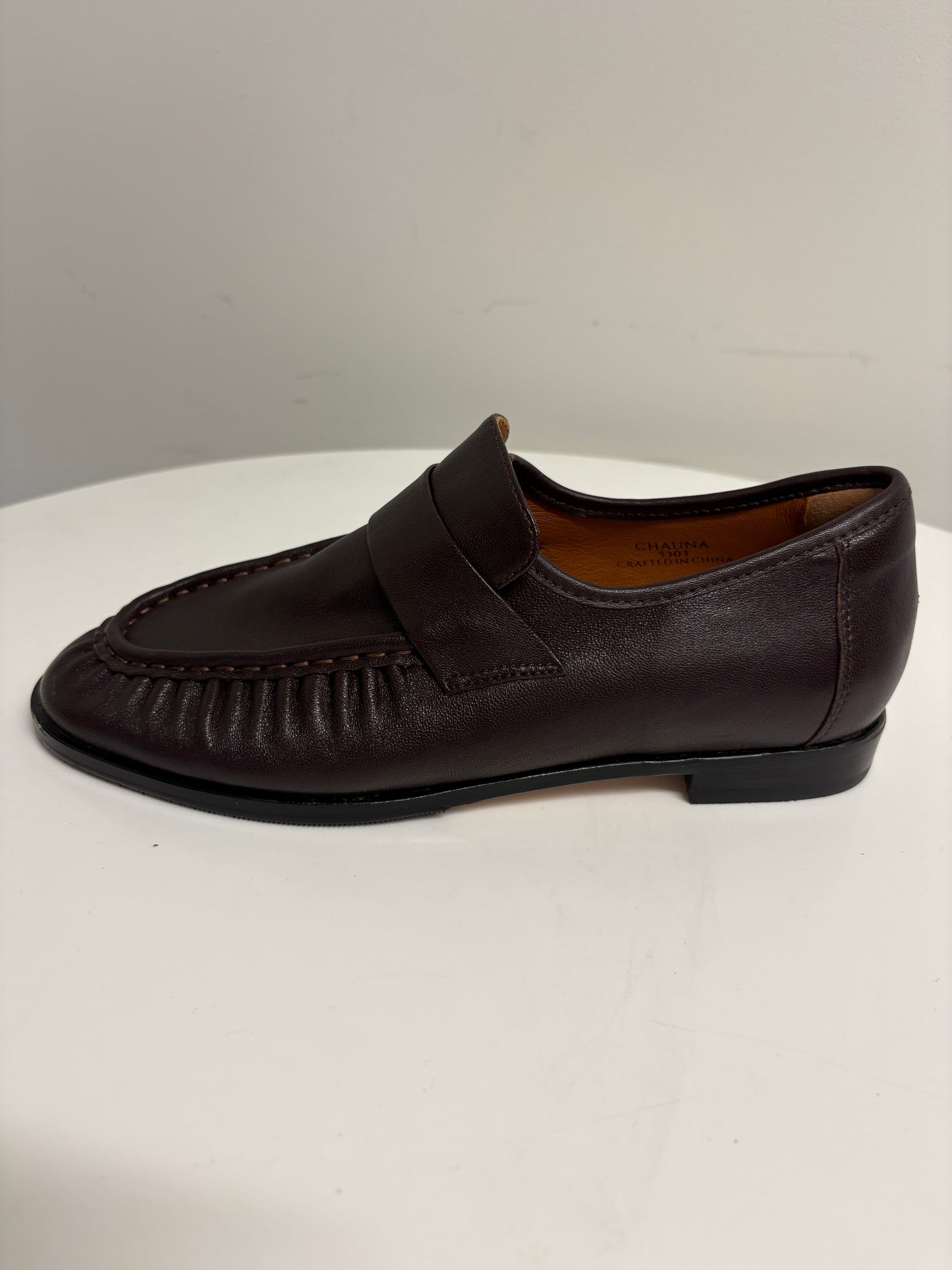 Bared Chauna Brown Leather Loafers