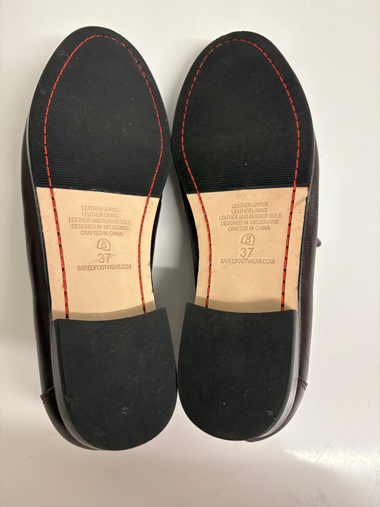 Bared Chauna Brown Leather Loafers