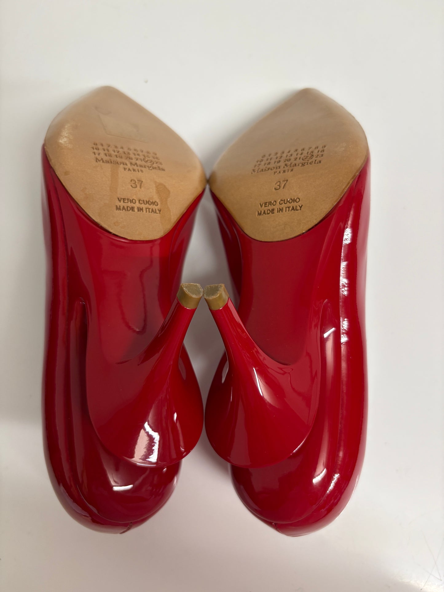 Maison Margiela Red Ghost Kitten Heels