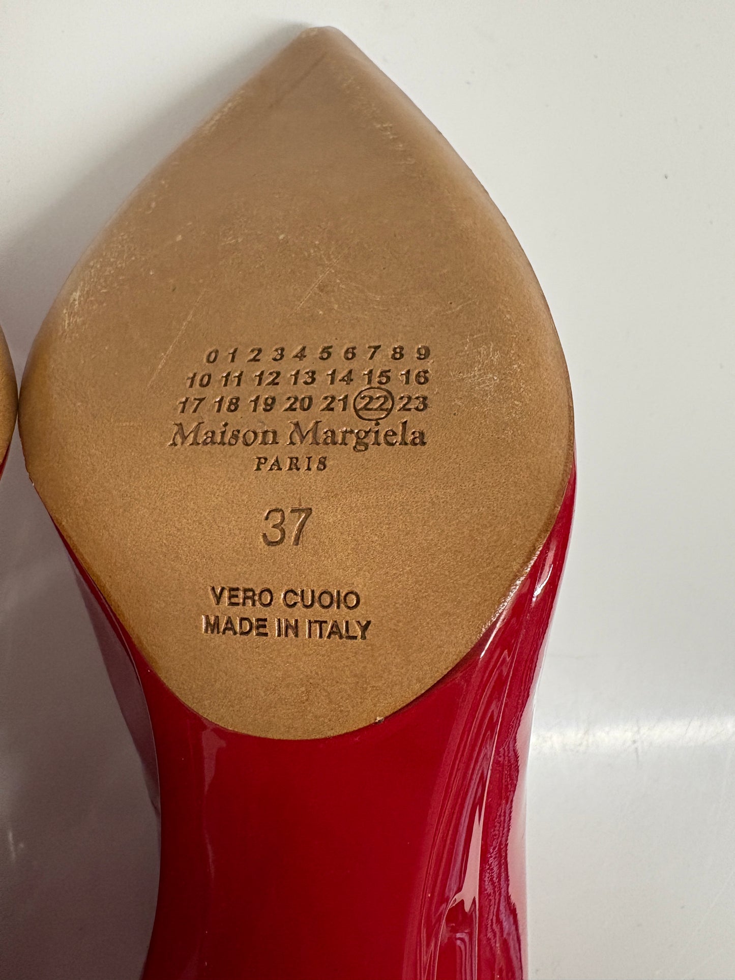 Maison Margiela Red Ghost Kitten Heels