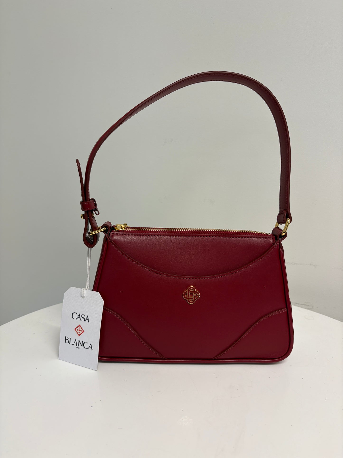 Casablanca Red Jeanne Pochette Bag