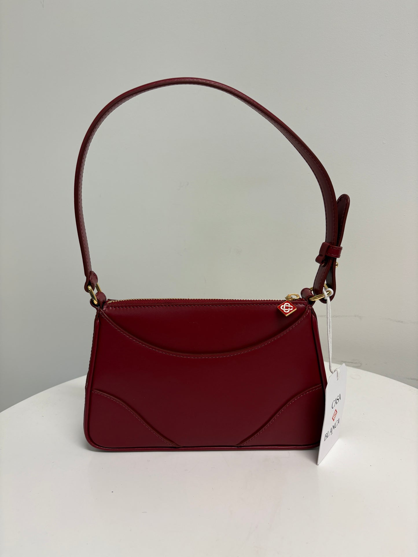 Casablanca Red Jeanne Pochette Bag