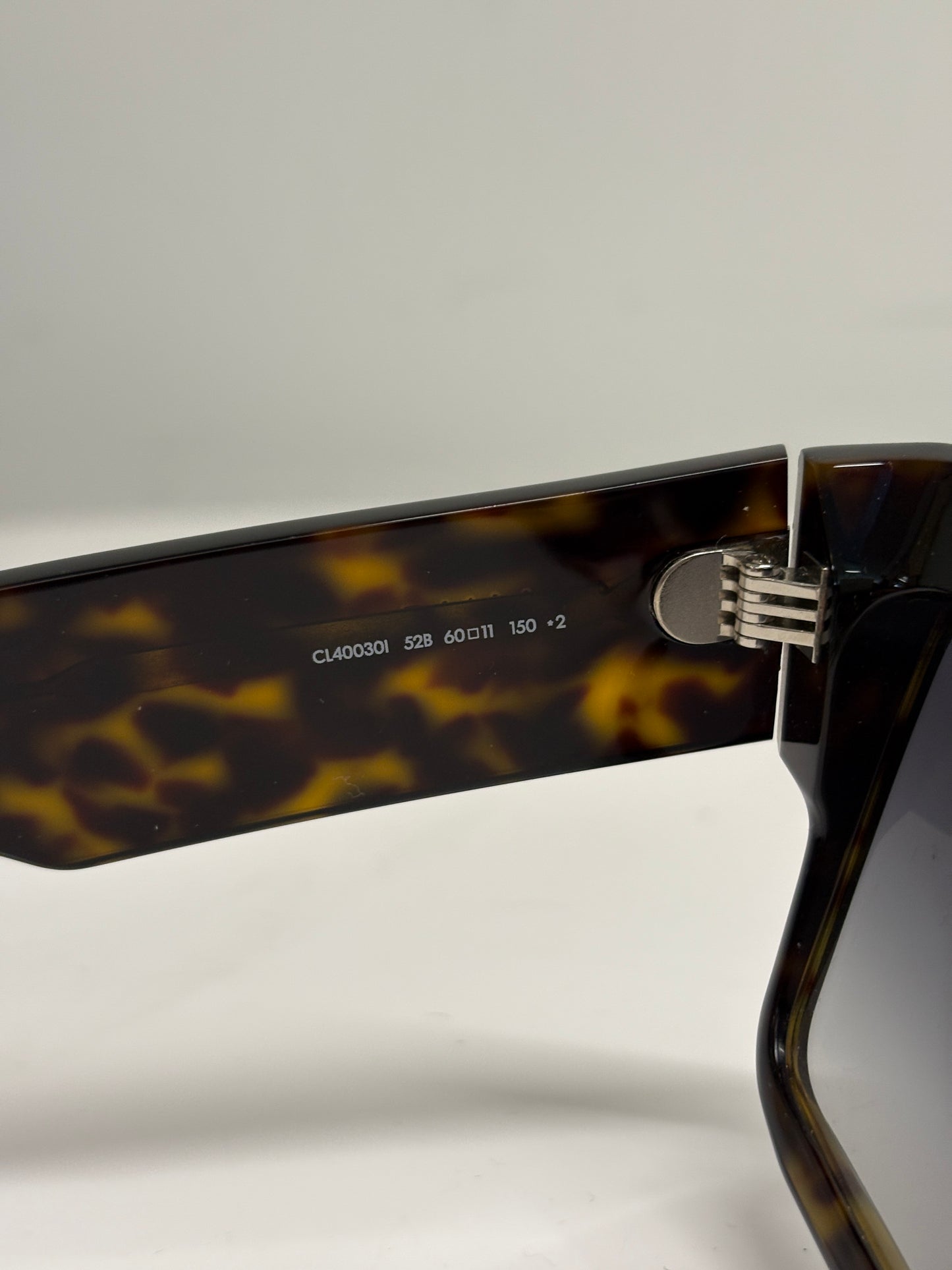 Celine Dark Havana Shadow Sunglasses