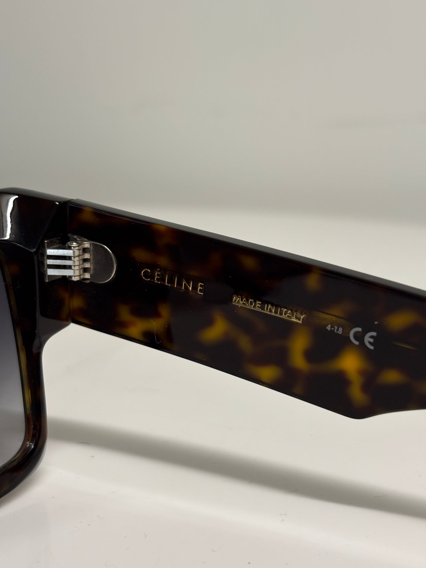 Celine Dark Havana Shadow Sunglasses