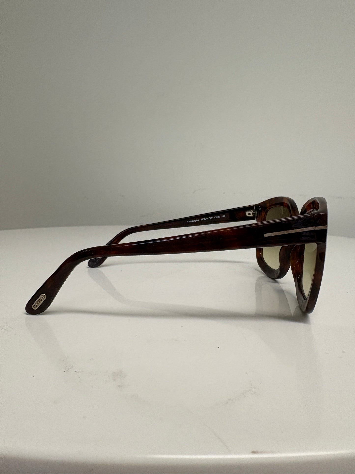 Tom Ford Tortoise Shell Christophe Sunglasses