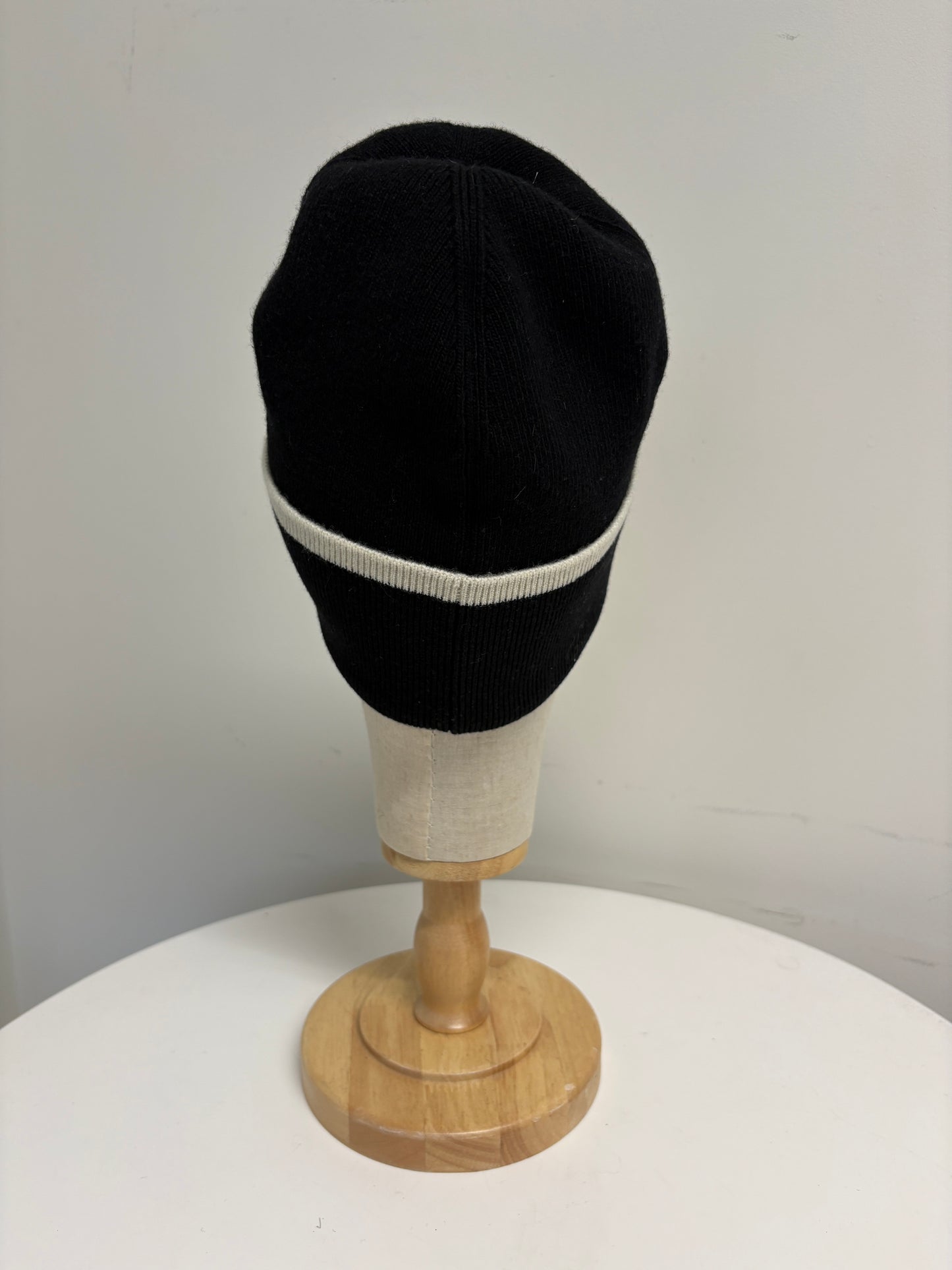 Christian Dior Atelier Black Logo Beanie Hat