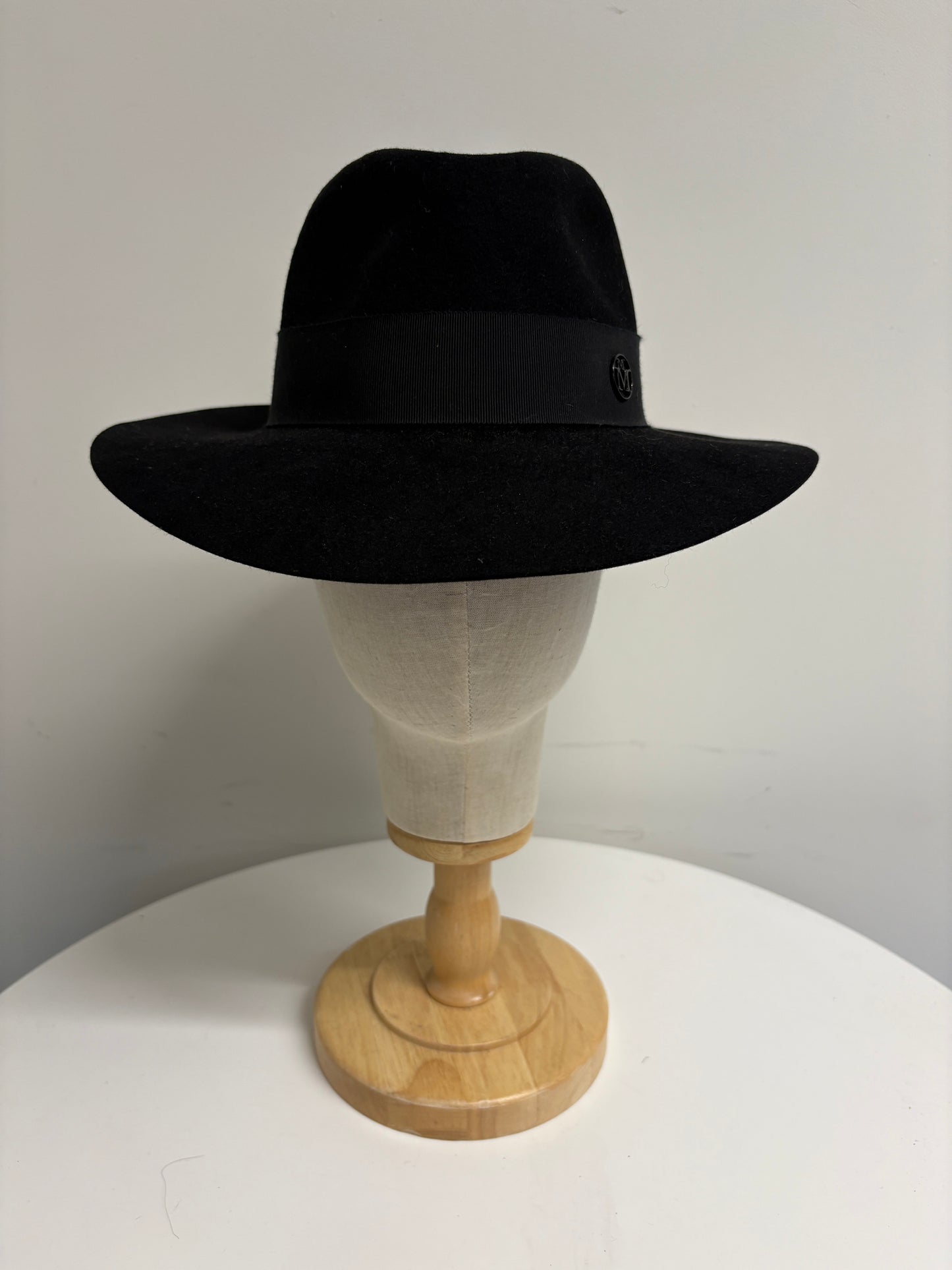 Maison Michel Black Fedora Hat