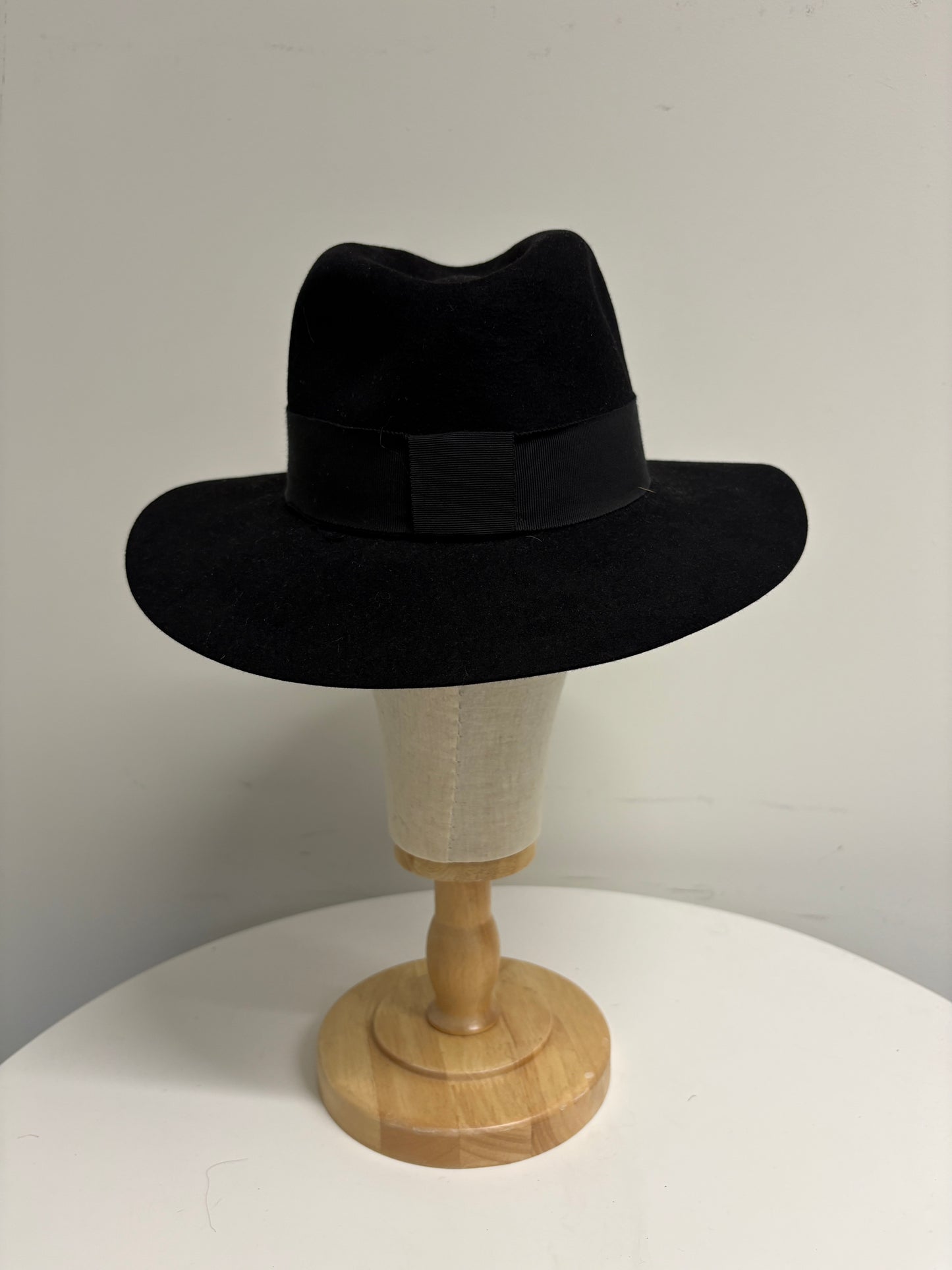 Maison Michel Black Fedora Hat