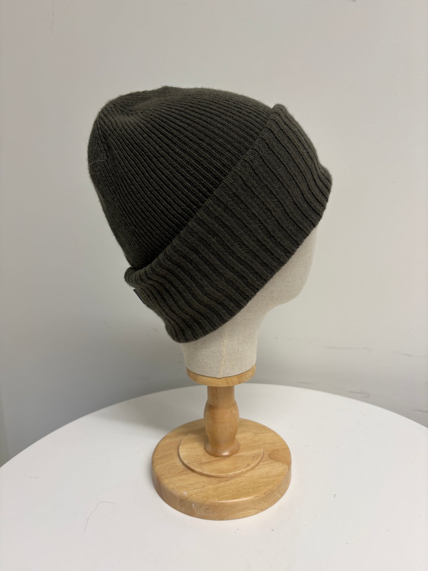 Woolrich Green Wool Cashmere Beanie Hat