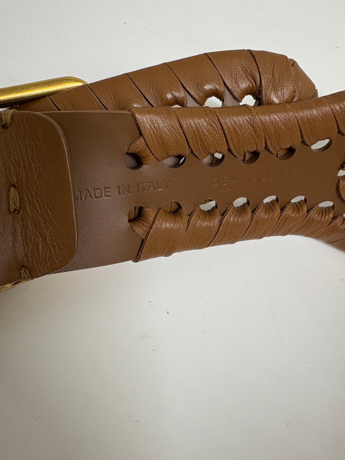 Christian Dior Tan Montaigne CD Belt