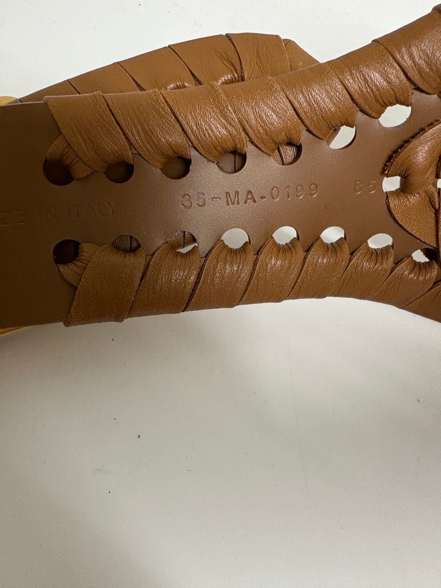 Christian Dior Tan Montaigne CD Belt