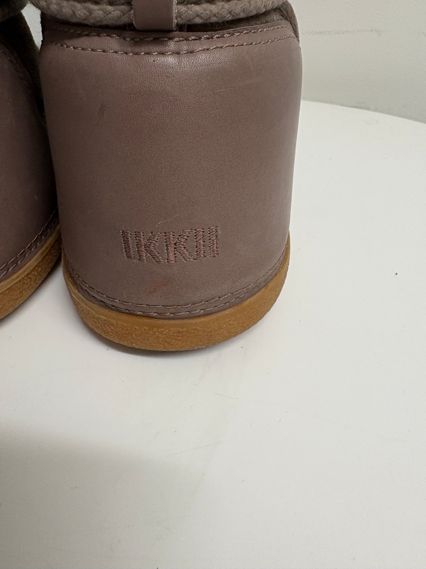 Inuikii Shearling Lined Suede Ankle Boots