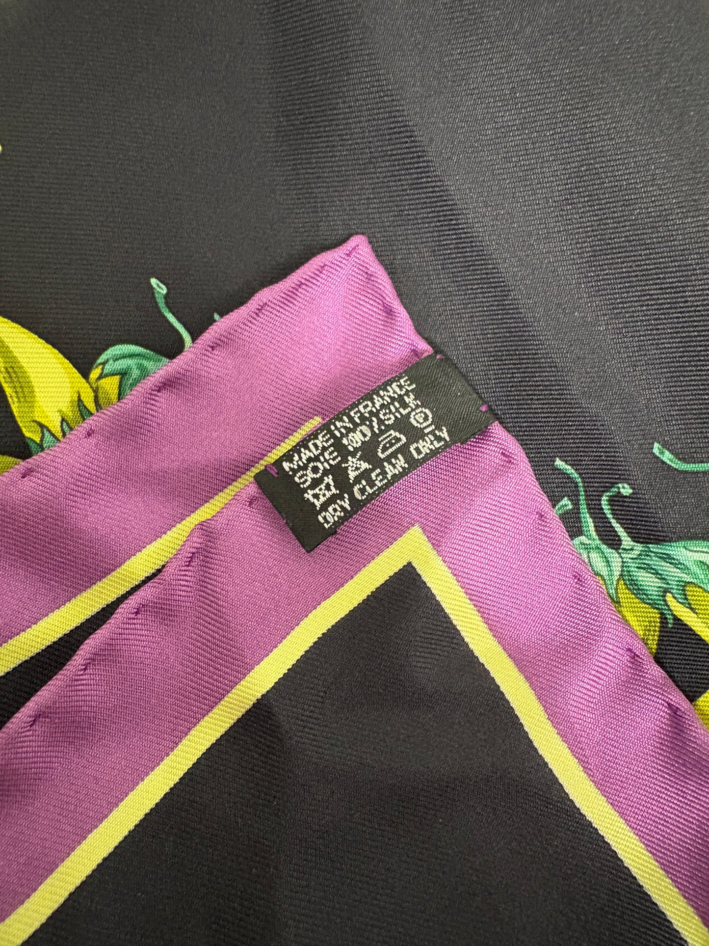 Hermes Silk Geometric Square Scarf