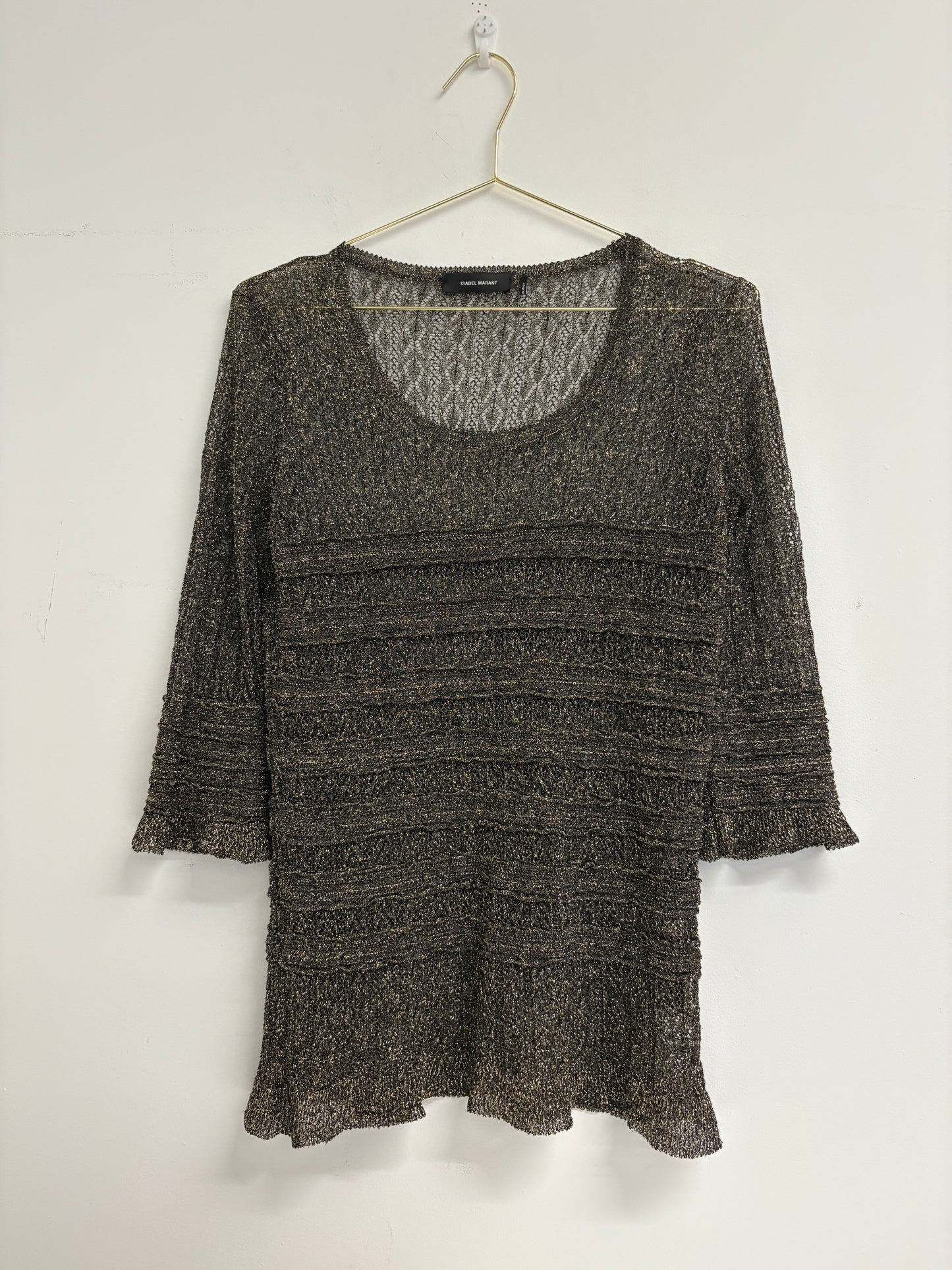 Isabel Marant Metallic knit top