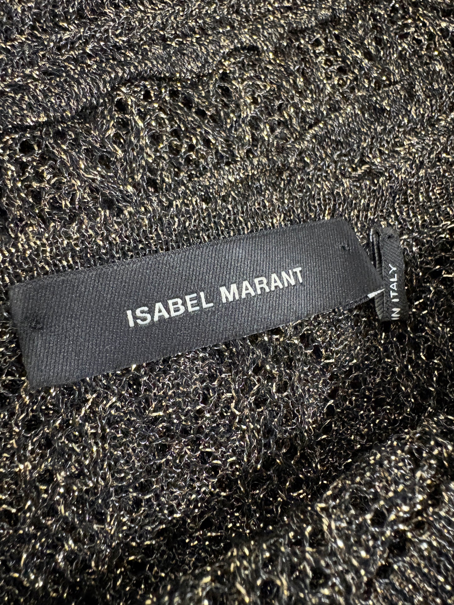 Isabel Marant Metallic knit top