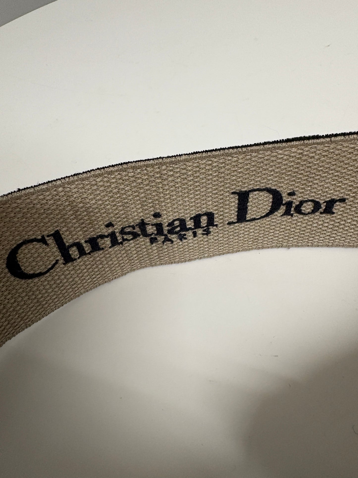 Christian Dior Canvas Monogram Belt