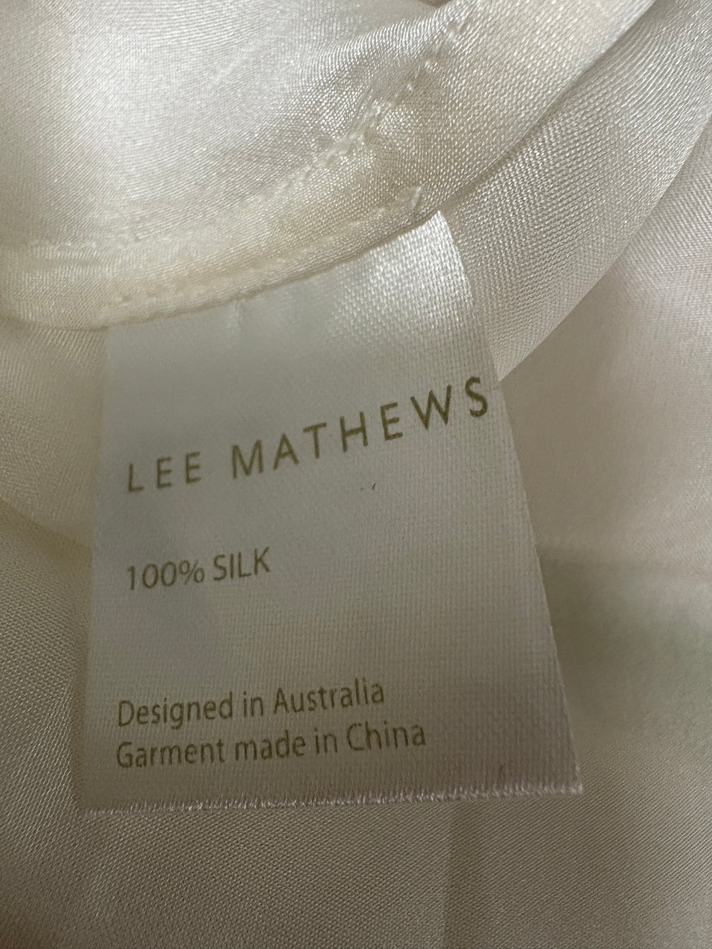 Lee Mathews Eugenie Check Silk Shirt Dress