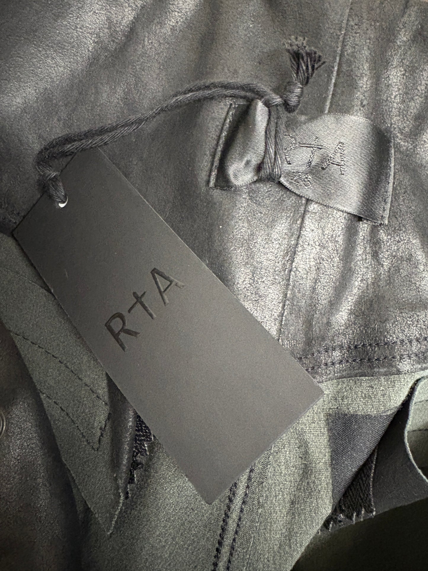 RTA Diavolina Black Skinny Leather Trousers