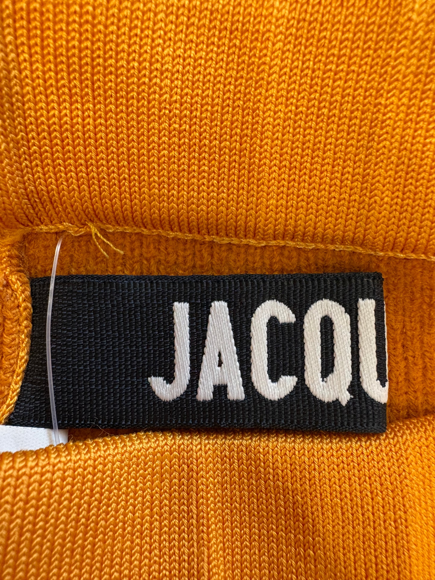 Jacquemus Orange Knit Shorts