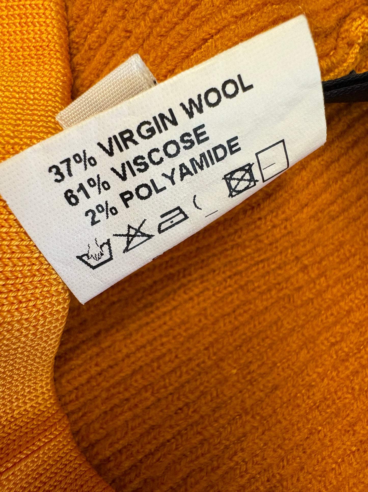 Jacquemus Orange Knit Shorts