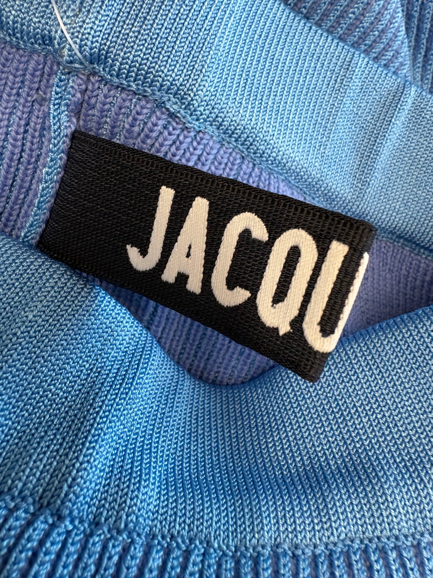 Jacquemus Blue Knit Shorts