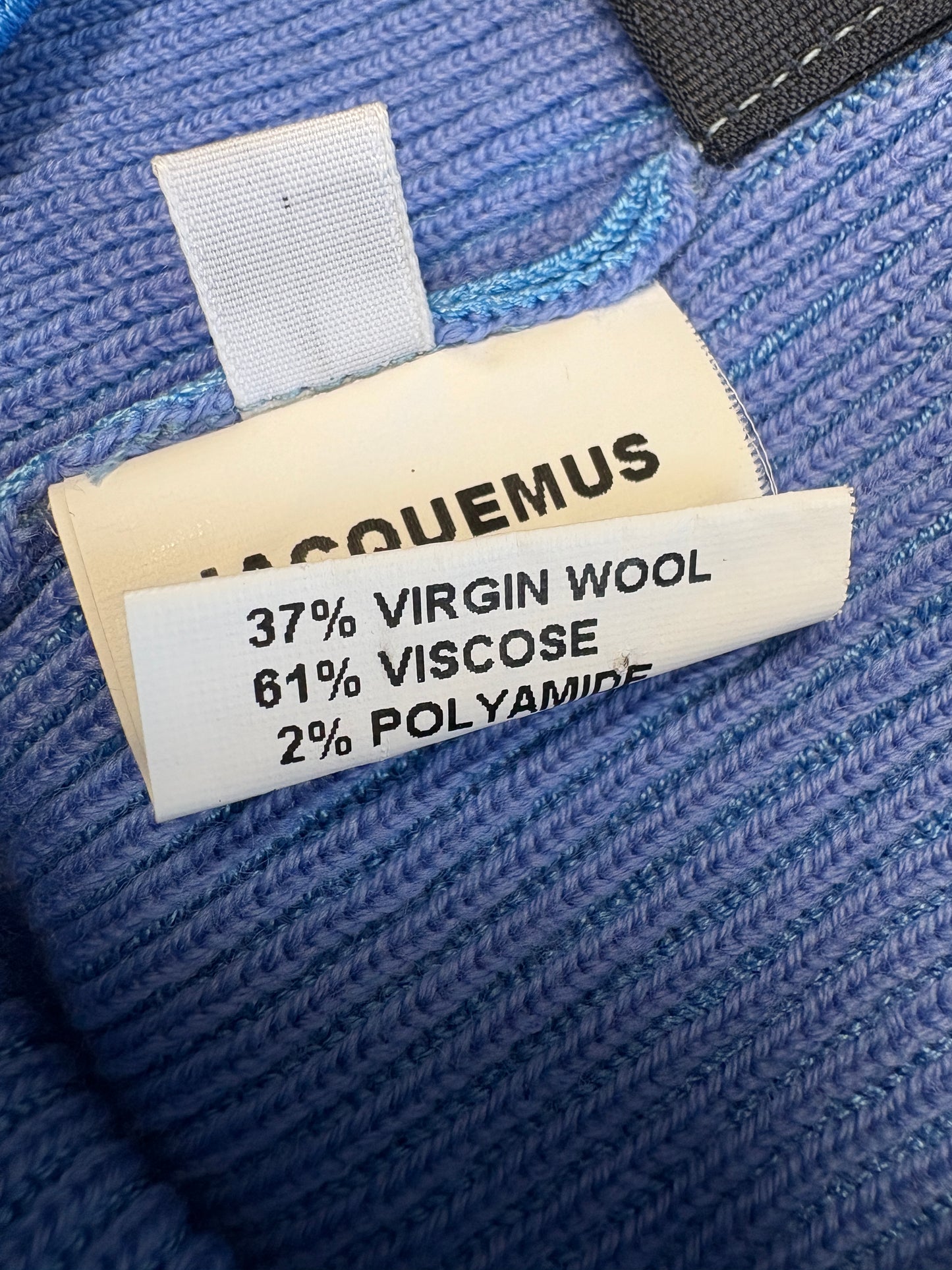 Jacquemus Blue Knit Shorts