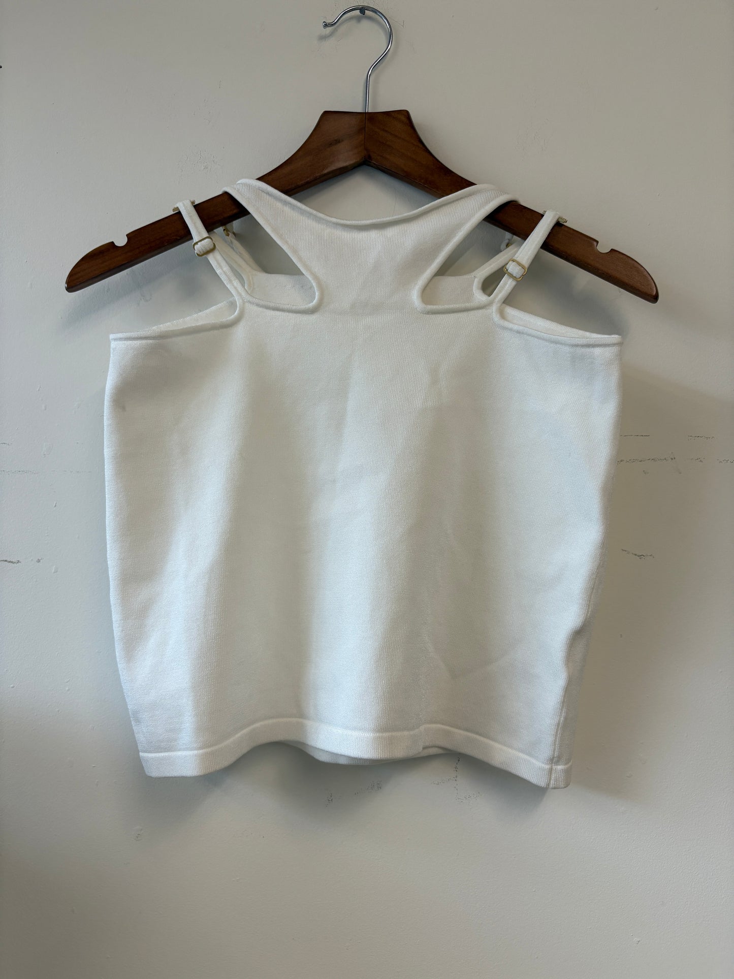 Dion Lee White Cut Out Mini Skirt