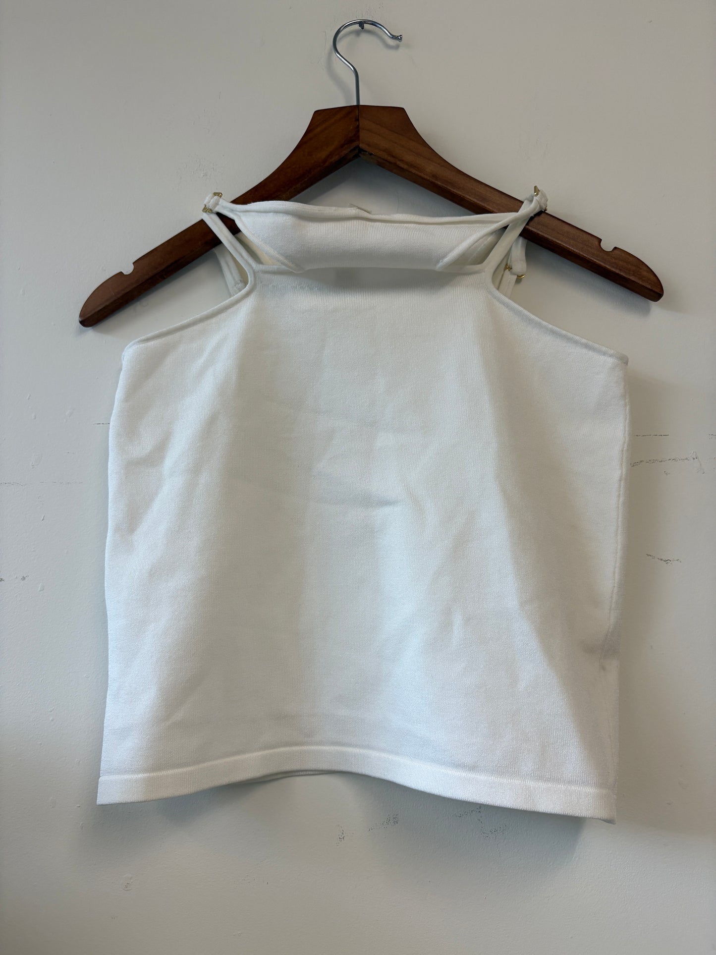 Dion Lee White Cut Out Mini Skirt