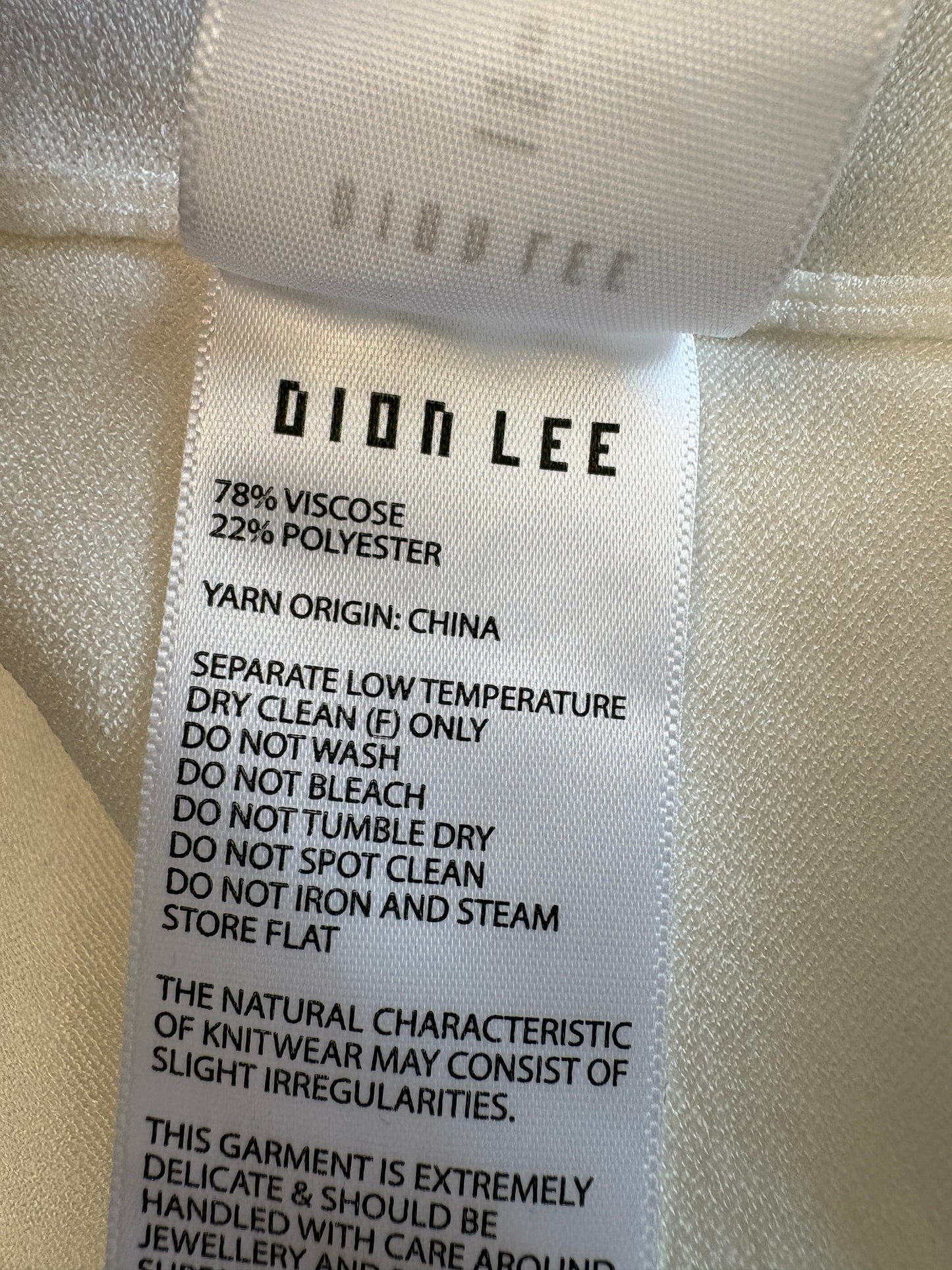 Dion Lee White Cut Out Mini Skirt