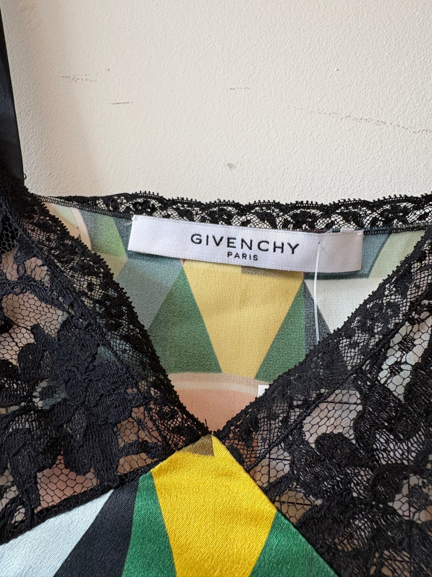 Givenchy Silk Geometric Slip
