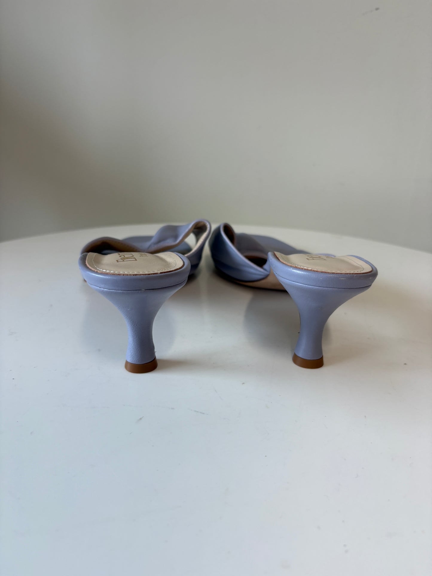 Elleme Lilac Kitten Heel Mules