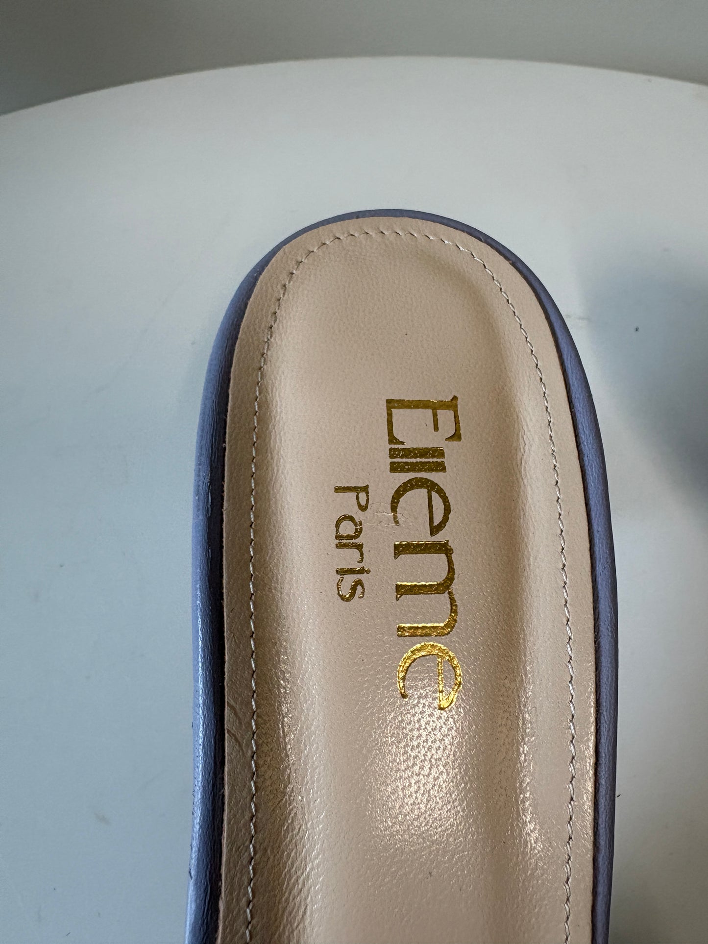 Elleme Lilac Kitten Heel Mules