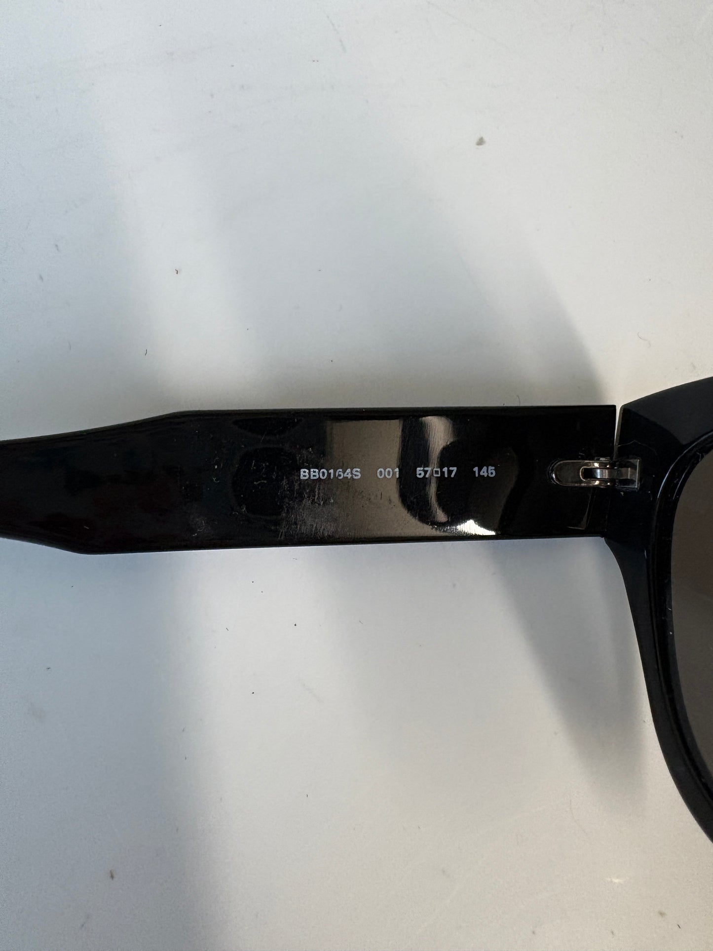 Balenciaga Black Rectangle Sunglasses