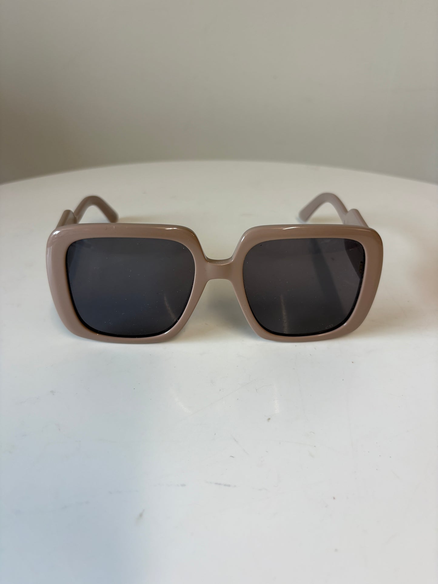 Christian Dior Nude Pink Oversized Sunglasses