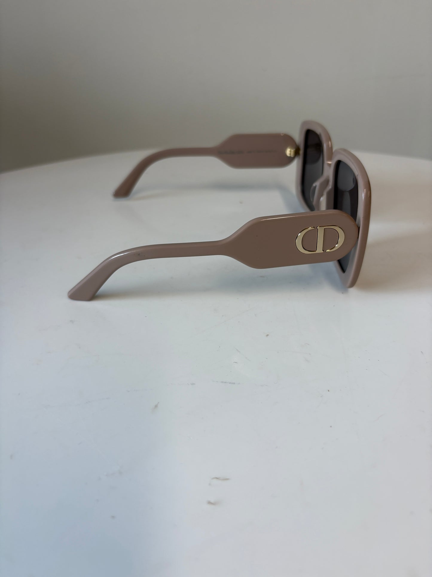 Christian Dior Nude Pink Oversized Sunglasses