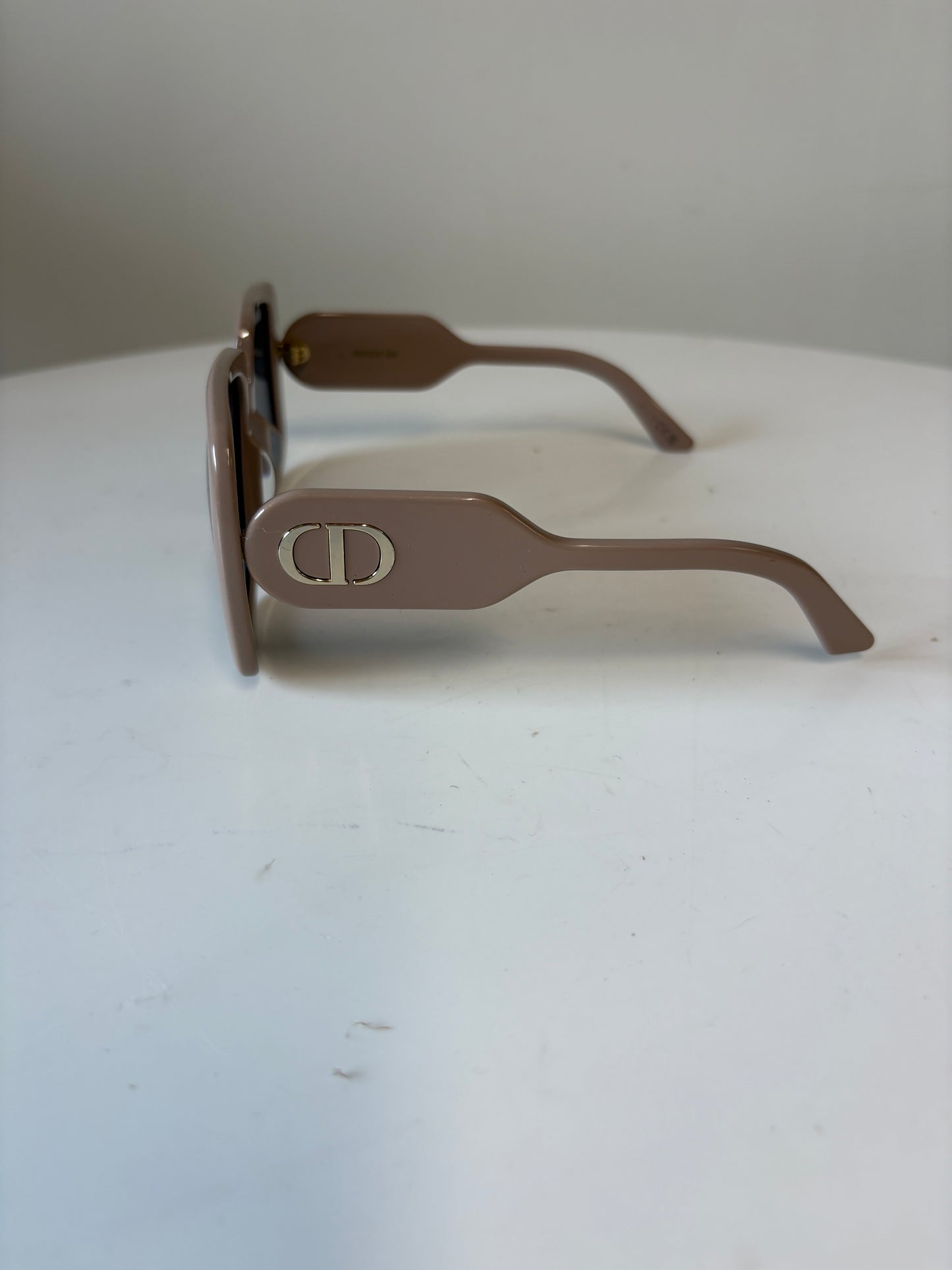 Christian Dior Nude Pink Oversized Sunglasses
