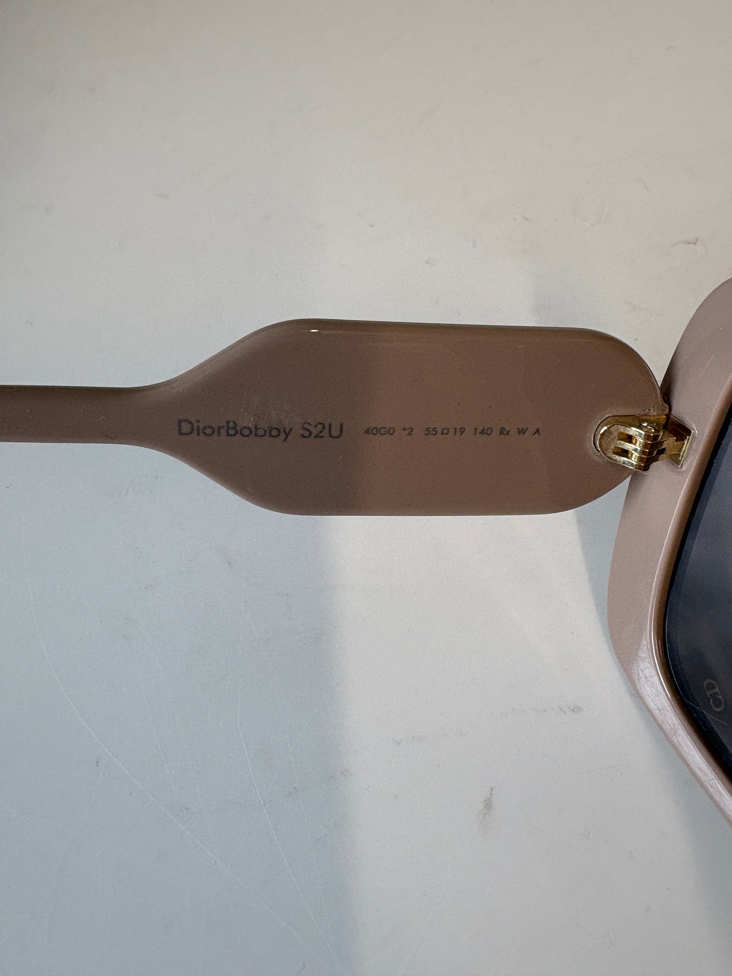 Christian Dior Nude Pink Oversized Sunglasses