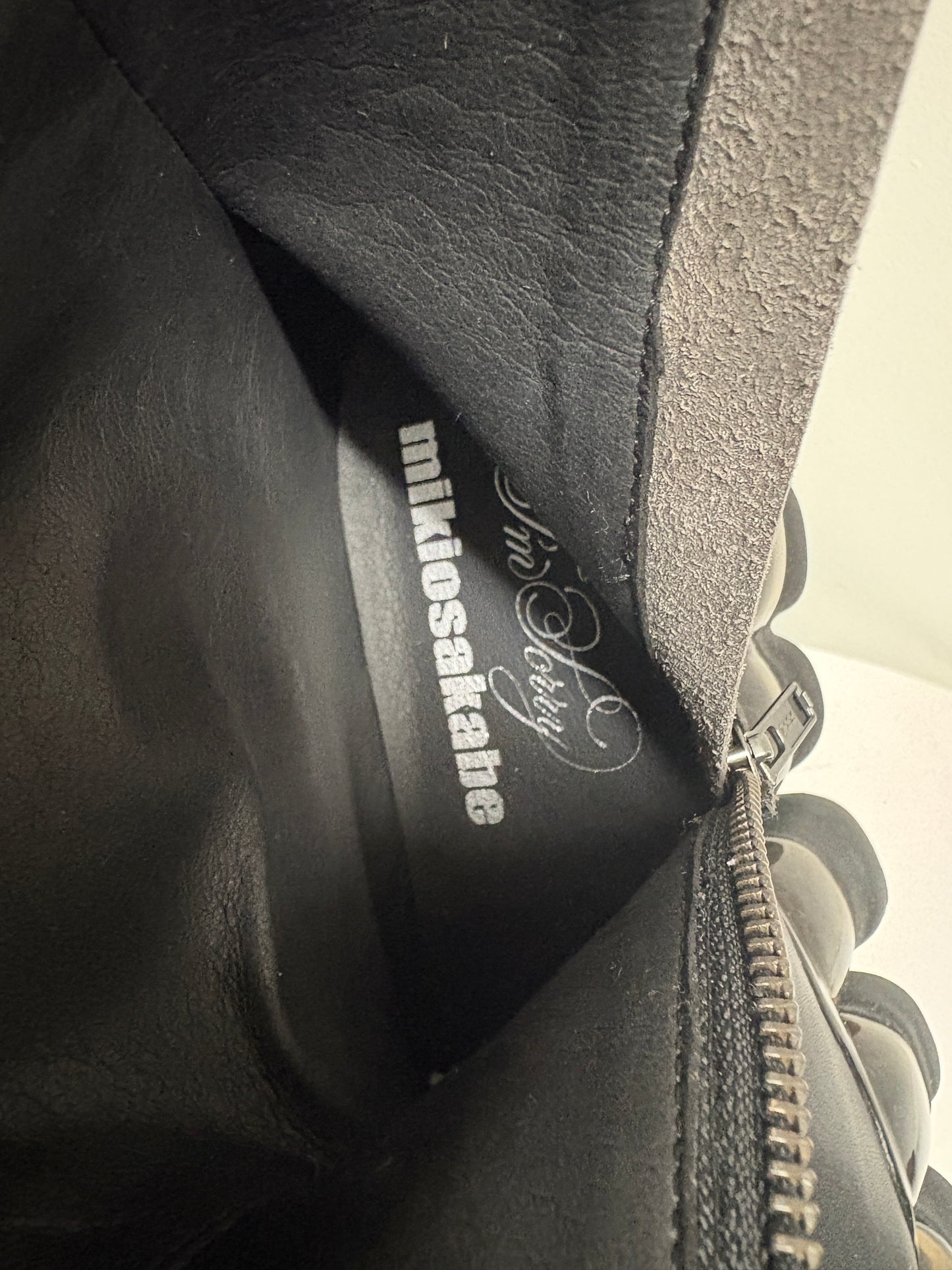 MIKIOSAKABE Black Bubble Boots