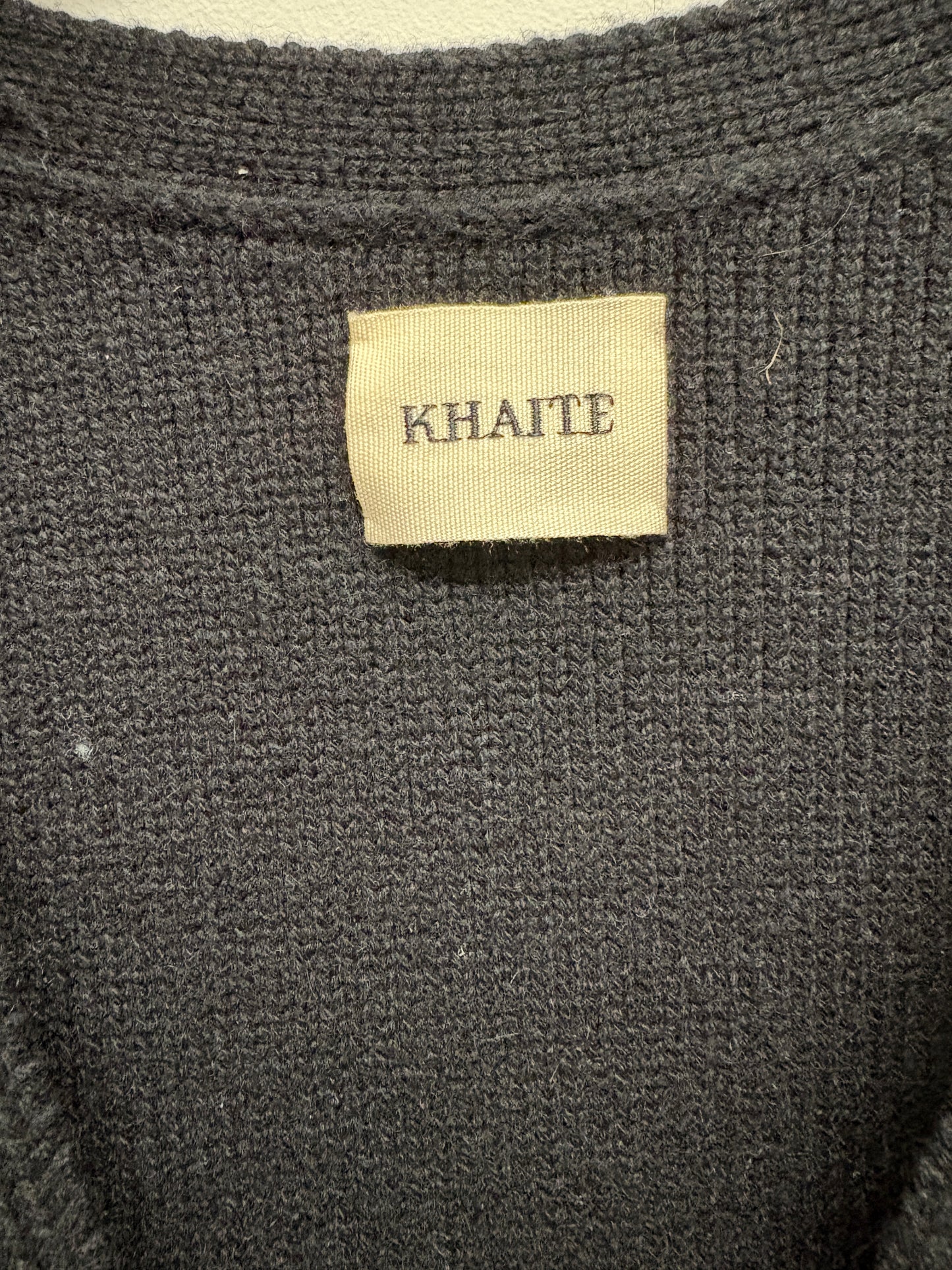 Khaite Black Scarlet Cashmere Cardigan