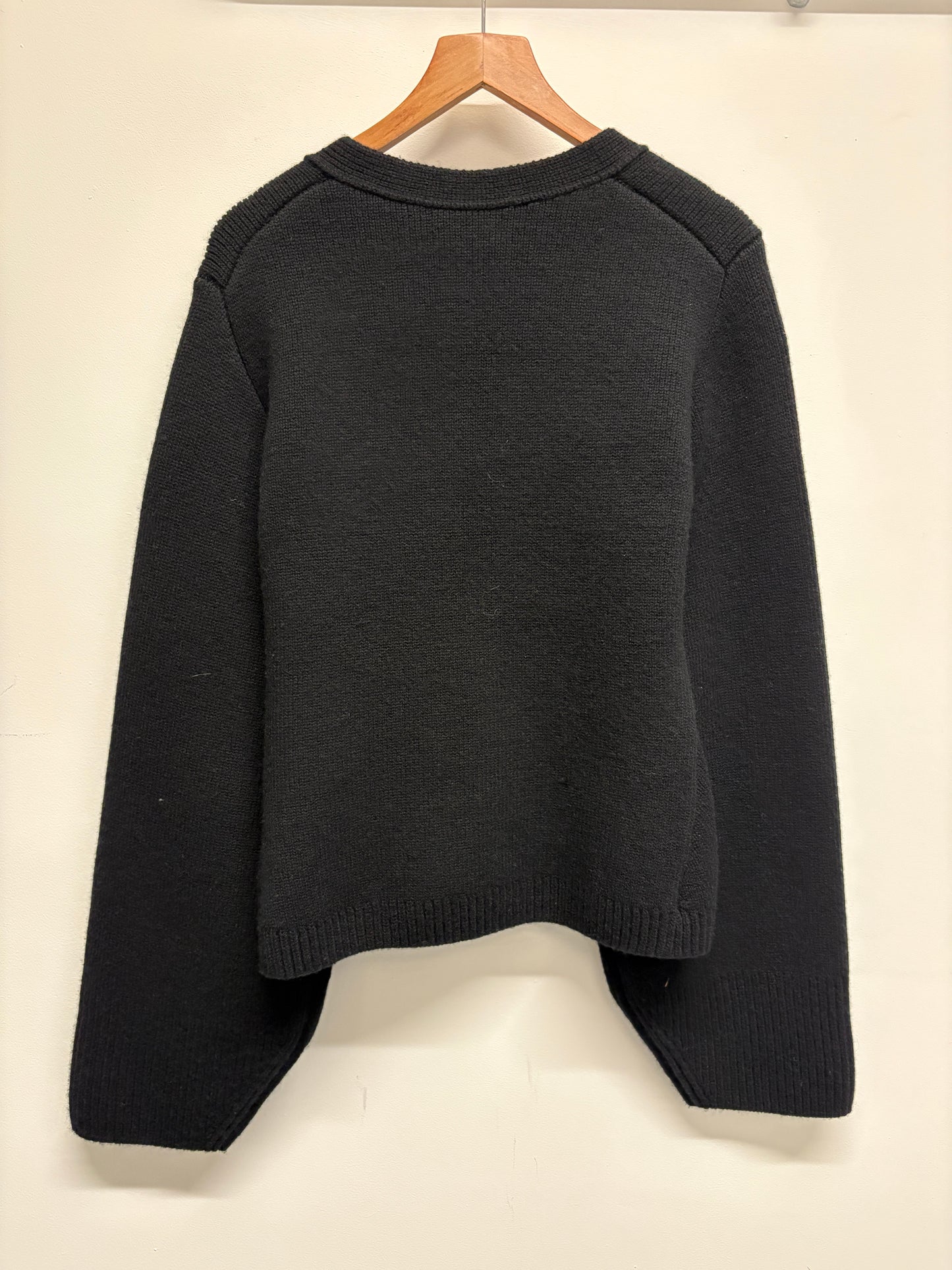 Khaite Black Scarlet Cashmere Cardigan