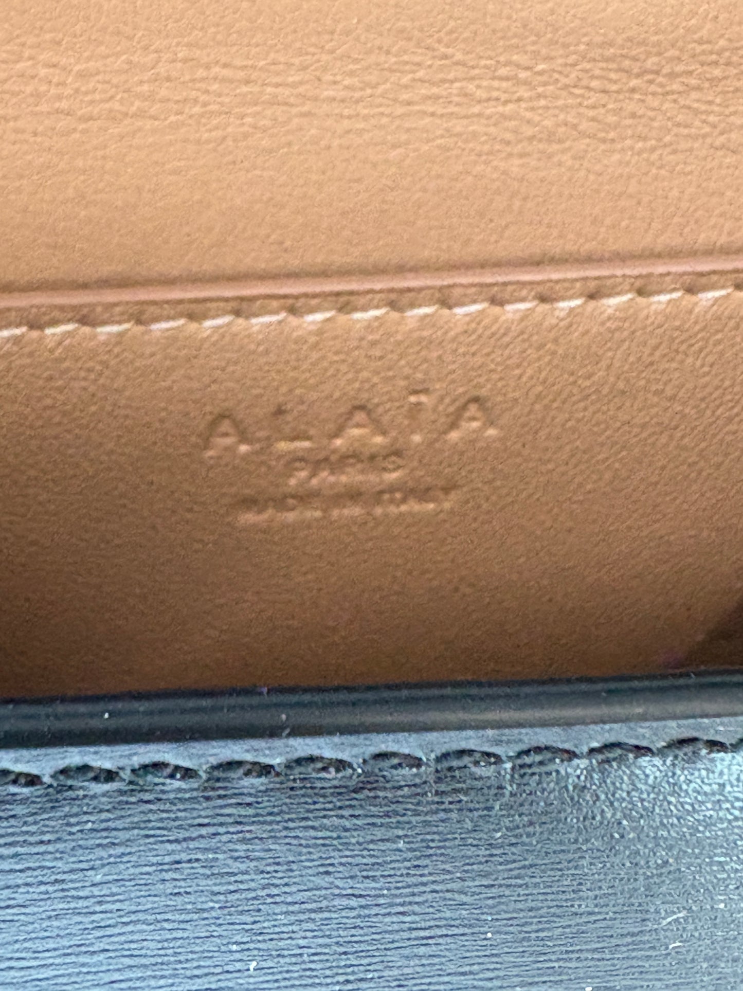 Alaia Black Leather Studded Handbag