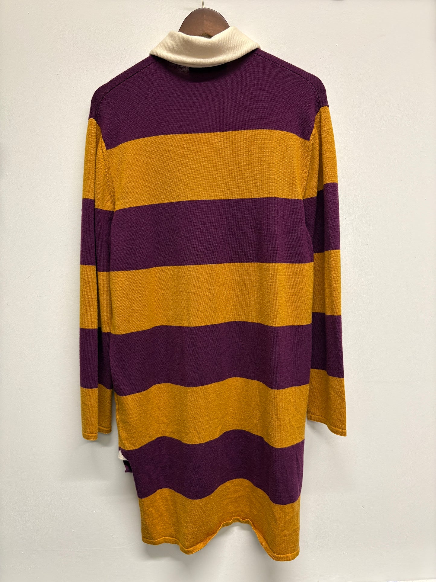 Gucci Wool Stripe Rugby Shirt Dress