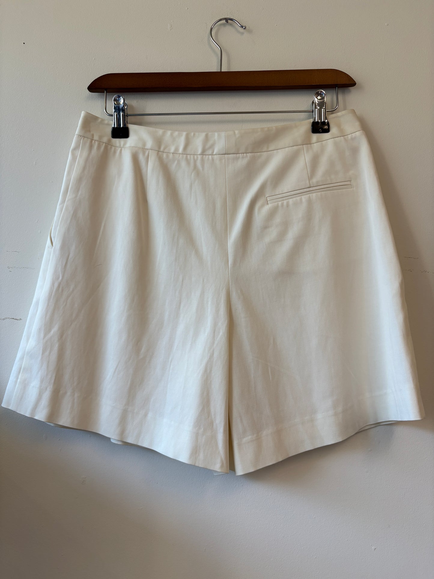 3.1 Phillip Lim Cream High Waisted Shorts