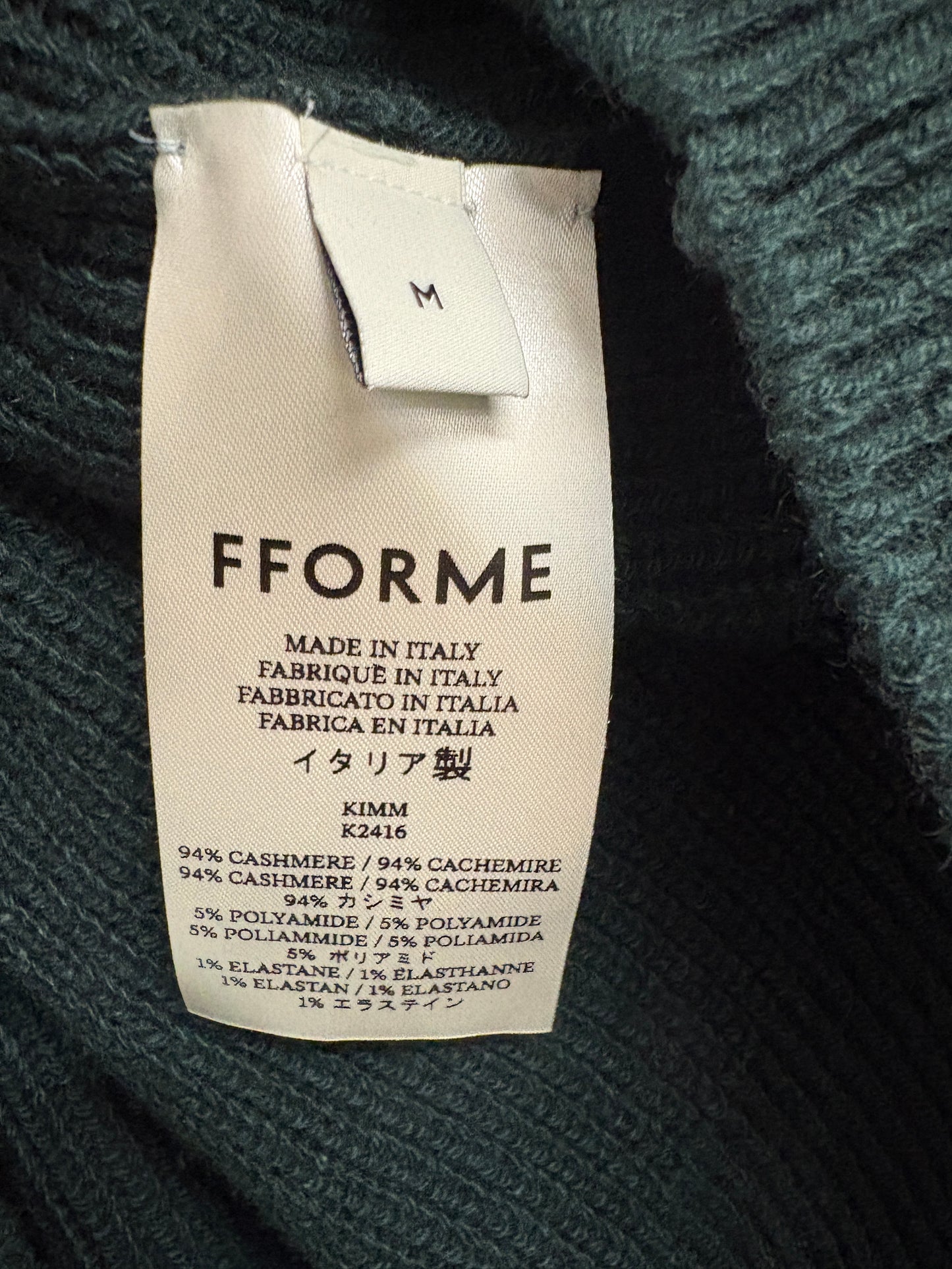 FForme Kimm Cashmere-Blend Mock Neck Sweater