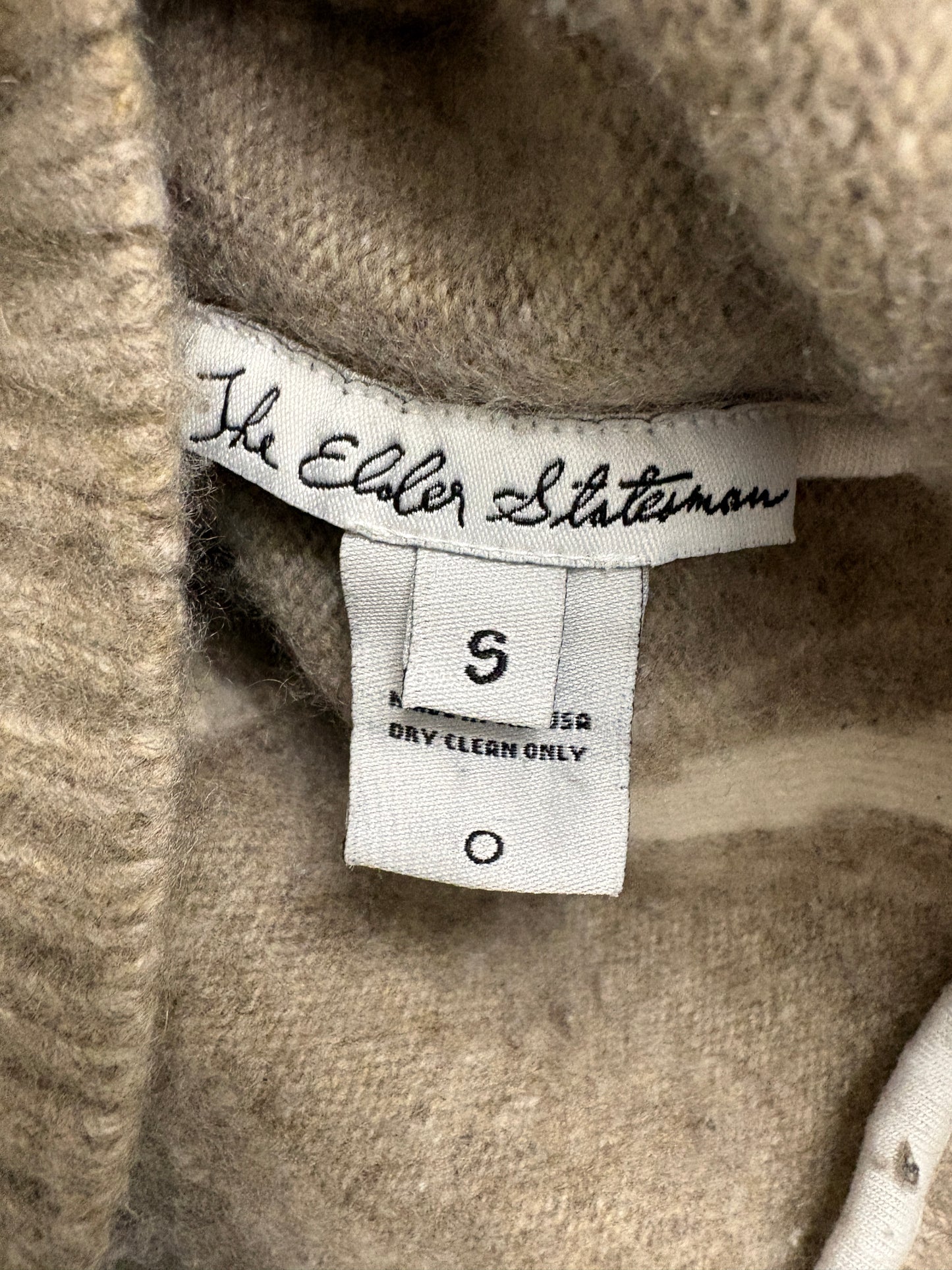 The Elder Statesman Palms Beige Cashmere jumper