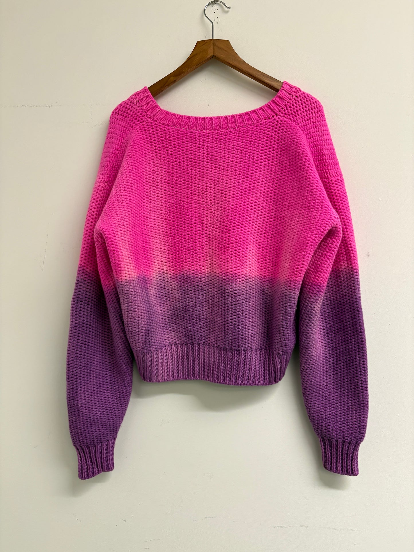 The Elder Statesman Tye Dye Pink Jumper